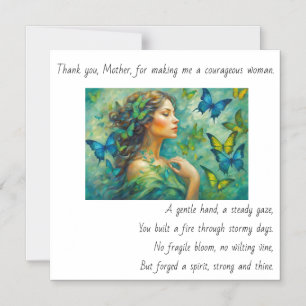 Gracias, Madre Poema Magnética Tarjeta