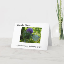 Gracias Mamá Cartas De Nota De Thistle Púrpura