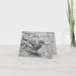 Gracias, mamá. (La tarjeta dice que ella oscila)