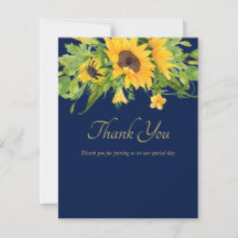 Gracias Marina de los girasoles azul