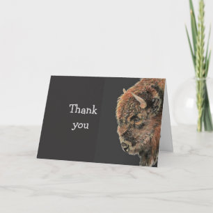 Gracias mejor amigo, tarjeta búfala sin toros