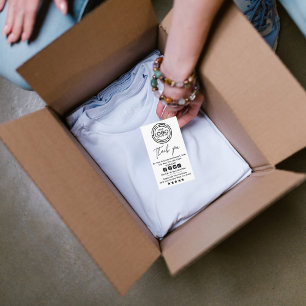 Gracias minimalista por tus etiquetas de colgamien