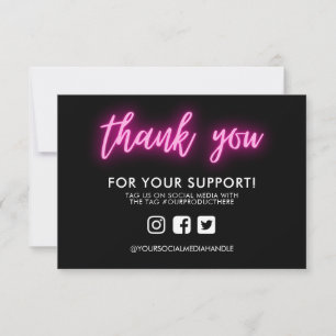 Gracias, Neon Personalizado Media Insert
