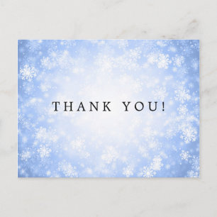 Gracias Nota Blue Winter Wonderland