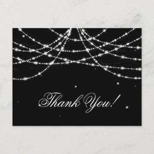 Gracias Nota Sparkling String Black