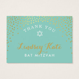 GRACIAS NOTE el lugar rústico confetti gold MINT