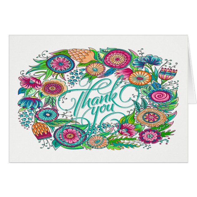 Gracias Notecard (Anverso (Horizontal))