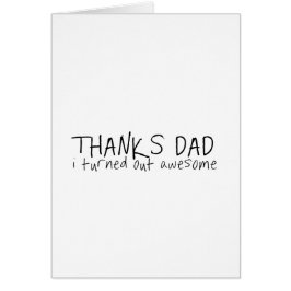 Gracias papá. Regalo del día del padre