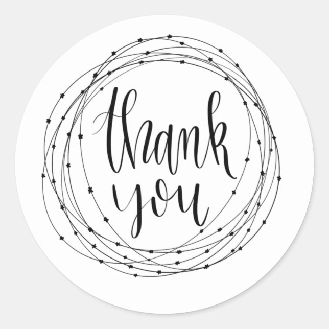 Gracias Pegatina (Anverso)