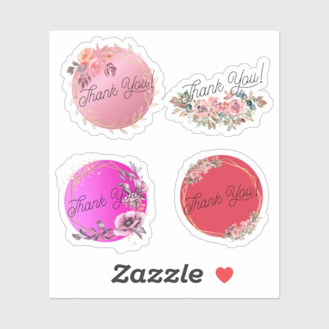 Gracias Pegatina (Hoja)