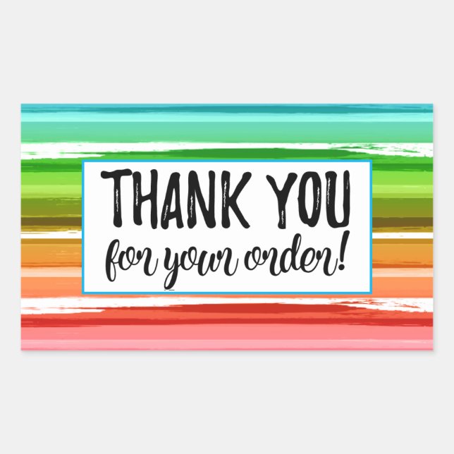 Gracias pegatina (Anverso)