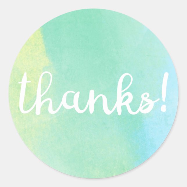 ¡Gracias! Pegatina (Anverso)