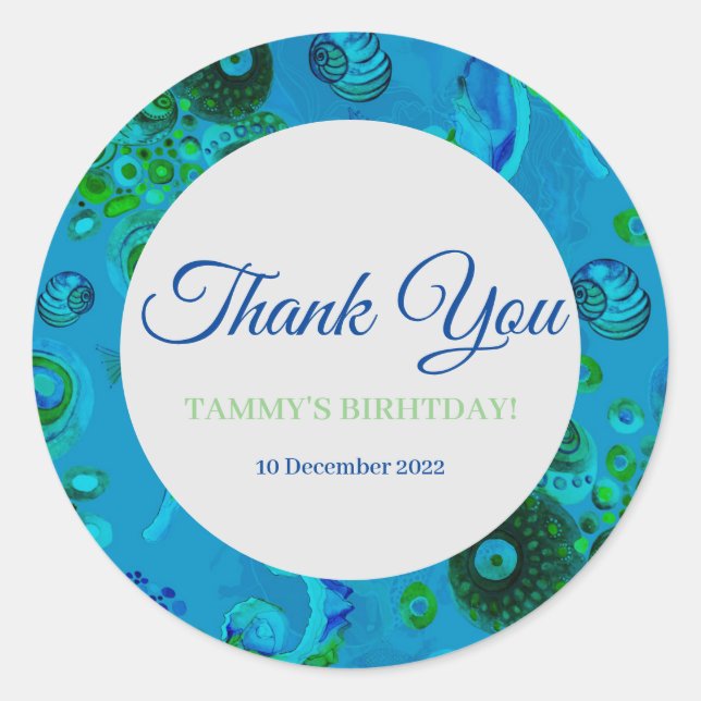 Gracias Pegatina (Anverso)