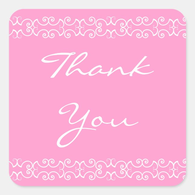 Gracias pegatina (Anverso)