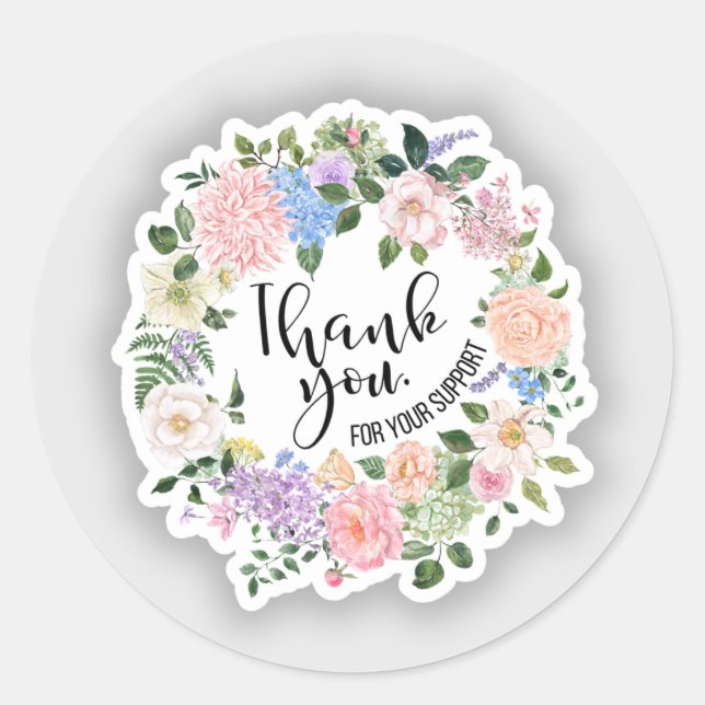 Gracias Pegatina (Anverso)