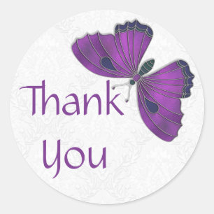 Gracias Pegatina Butterfly Brocade Purple