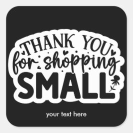 Gracias pegatina de compras