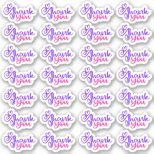 Gracias - Pegatina de vinilo (Anverso)