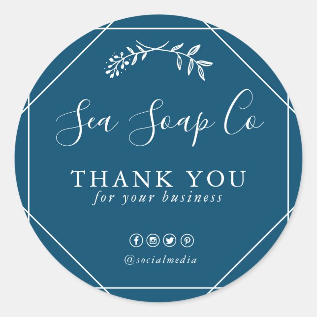 Gracias Pegatina | Empresas (Anverso)