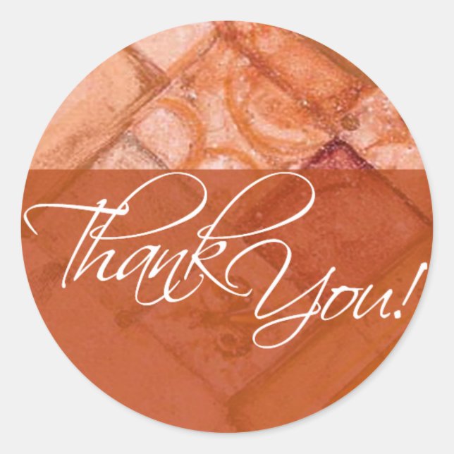 Gracias Pegatina (Fiesta) (Anverso)