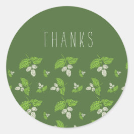 Gracias Pegatina, pegatina, sello para sobres