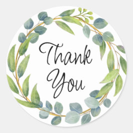 Gracias pegatina, sellos para sobres