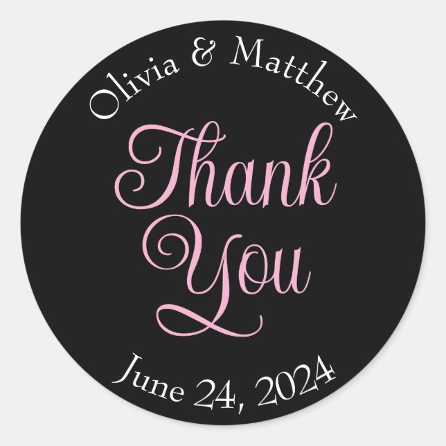 Gracias pegatinas (Anverso)