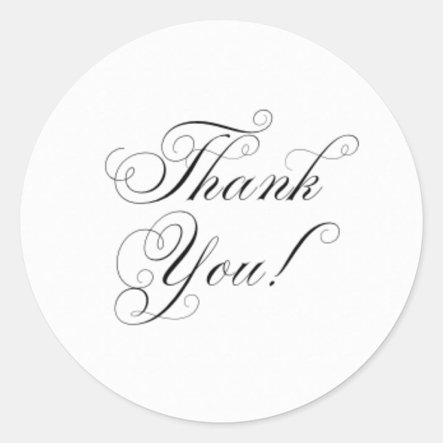 Gracias pegatinas (Anverso)