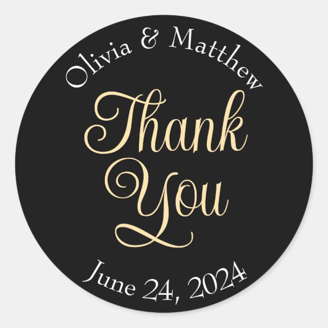 Gracias pegatinas (Anverso)