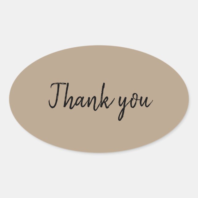 Gracias pegatinas (Anverso)