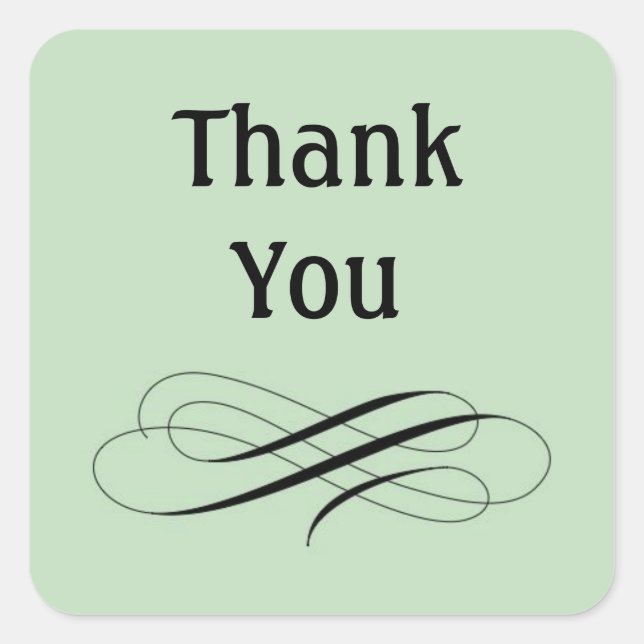 Gracias pegatinas (Anverso)