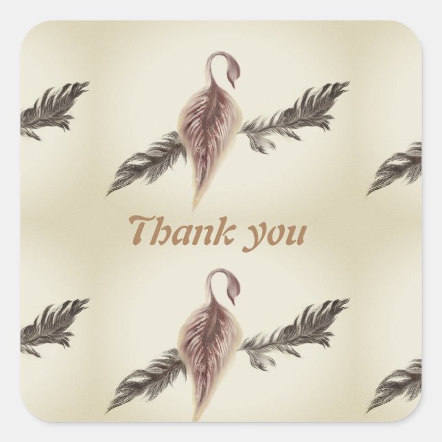 Gracias pegatinas (Anverso)