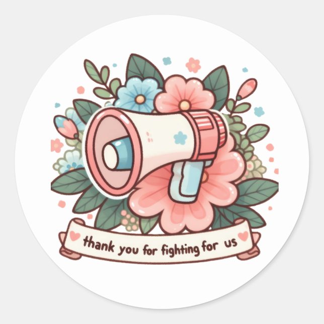 Gracias Pegatinas (Anverso)