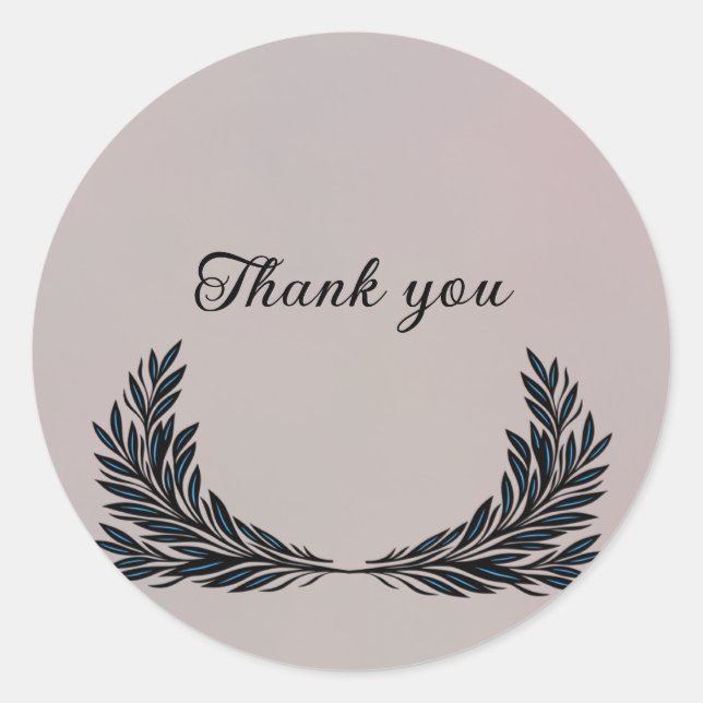 Gracias pegatinas (Anverso)