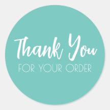 Gracias Pegatinas de la Ronda de Sello