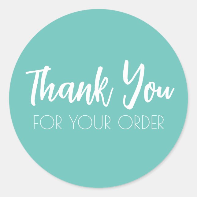 Gracias Pegatinas de la Ronda de Sello (Anverso)