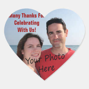 Gracias Pegatinas de Photo Heart