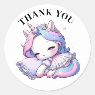 Gracias Pegatinas de Unicorn