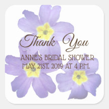 Gracias, Pegatinas Floral Bridal Shower