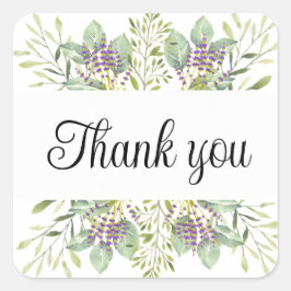 Gracias pegatinas o sellos para sobres