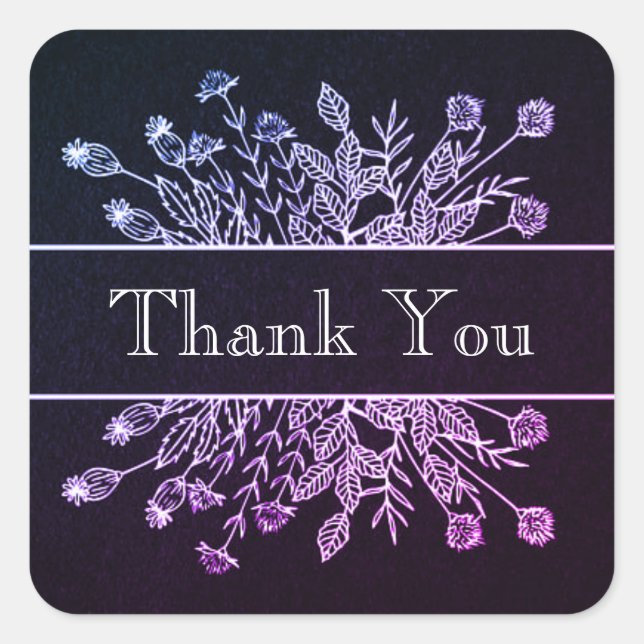 Gracias pegatinas o sellos para sobres