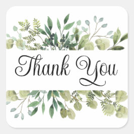 Gracias pegatinas o sellos para sobres