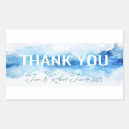 Gracias pegatinas o sellos para sobres o favores