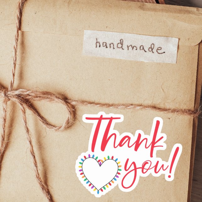 Gracias, Pequeña Empresa, pegatina navideña (Subido por el creador)