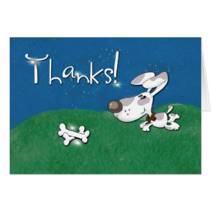 Gracias, perro y huesos