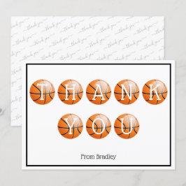 Gracias Personalizado de baloncesto personalizado