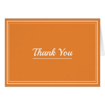 Gracias Personalizado de Naranjas mínimos de línea