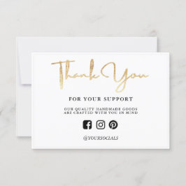 Gracias Personalizado Gold Light Media Insert