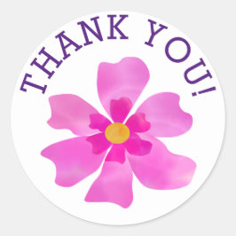 Gracias PERSONALIZADOS Pegatinas Redondos