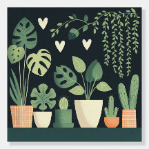 Gracias Plantas verdes protegidas en forma de cora